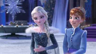 Big breakfast.
(CHUCKLES) - Olaf's Frozen Adventure
