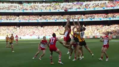 Big flight, Bird. Goodes.
Can he roll it through? - The Australian Dream
