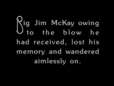 Big Jim McKay owing to the blow - The Gold Rush