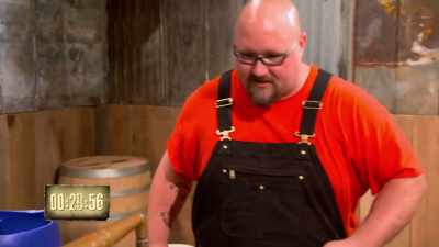 Big juicebox over there's
putting a cap
on his bust. - Moonshiners: Master Distiller