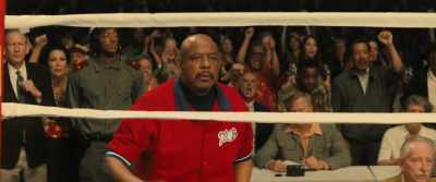 Big right hand from Ali.
That punch staggered Foreman. - Big George Foreman