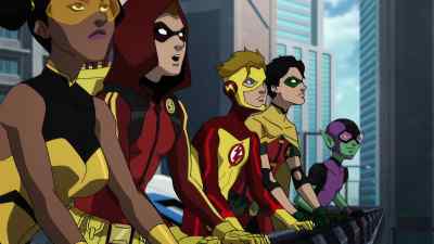 Big week for us.
First, we stop the fearsome five. - Teen Titans: The Judas Contract
