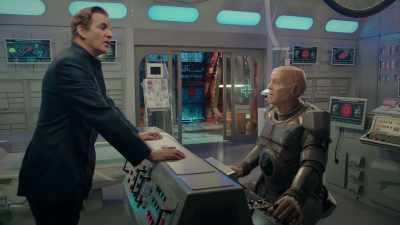 Big words, my mechanoid friend, - Red Dwarf: The Promised Land