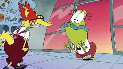 Bighead, why did you convince me
to hire those idiots? - Rocko's Modern Life: Static Cling