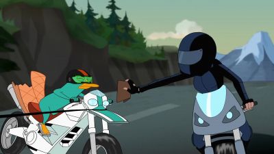 [bike revving] - Phineas and Ferb