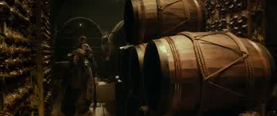 BILBO: Everyone......climb into the barrels quickly. - The Hobbit: The Desolation of Smaug