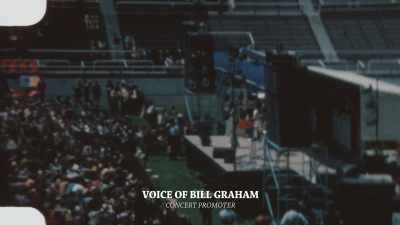 Bill Graham:
Sorry about the delay, - Once Were Brothers