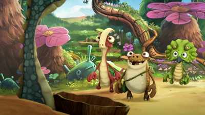 -Bill, you sounded amazing!
-You're a rock star, buddy! - Gigantosaurus