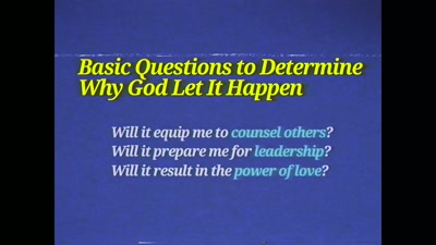 [Bill]
Why does God let tragedies take place? - Shiny Happy People: Duggar Family Secrets