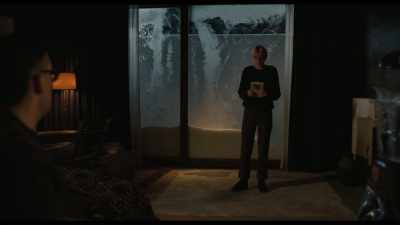 Bill's injected.
It catches him by surprise. - A Murder at the End of the World