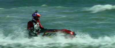 Billy Burnett experiencing
mechanical problems, - Hot Water