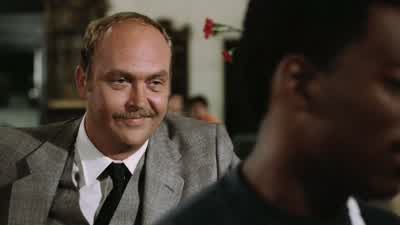 Billy you saved my life okI don't think I'll ever be able to repay youBut as a token of my appreciationI want you to have this fine Beverly palm robeEach time you get out of the shower and you're dripping wetfor the rest of your life I want you to think - Beverly Hills Cop