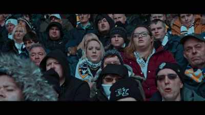 Billy Sharp,
gets the better of Liam Cooper, - Take Us Home: Leeds United
