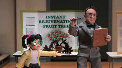 -Billy's clock doesn't even work!
-But can you imagine if it did! - Marvel's M.O.D.O.K.