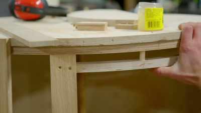 Billy's engineered doors
are nowhere near refined. - Handmade: Britain's Best Woodworker