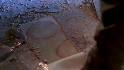Bingo. Circular brown stain - CSI: Miami