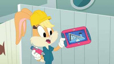 Bingo! We'll make Pauleen
an ice house. - Bugs Bunny Builders