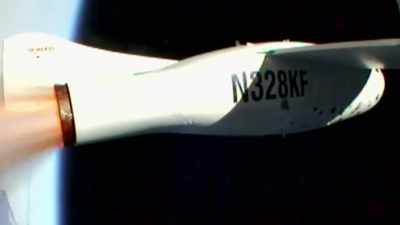 Binnie's hands, feet,
and SpaceShipOne are steady. - Tales From The Explorers Club