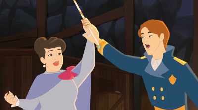 Bippity boppity--
Hold on! - Descendants: The Royal Wedding