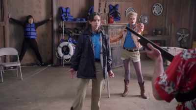 -(bird screeching) - Rob Riggle's Ski Master Academy