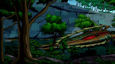 [ BIRDS CHIRPING ]
[ METAL SCRAPING ] - Ben 10: Omniverse