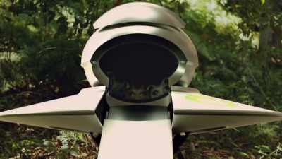 [birds chirping] - Alien TV