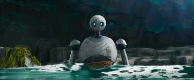 - [birds screeching]
- [water burbling] - The Wild Robot