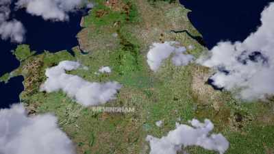 Birmingham, Coventry,
and Derby were key cities - Europe From Above
