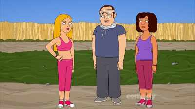 Bit of a tightrope.
Okay, ready? - Corner Gas Animated