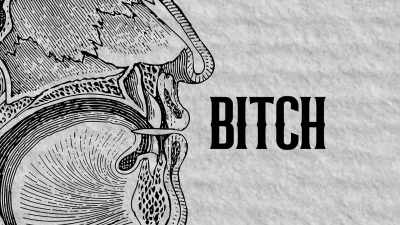 "Bitch" can mean one thing
when spoken by one person, - History of Swear Words