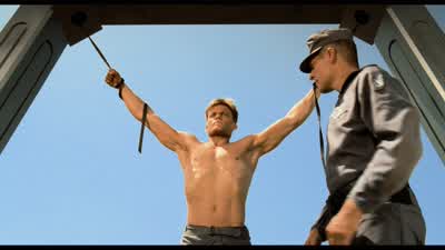 Bite down on this, son. - Starship Troopers