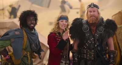 Bittelig will hide next to
the mansa's treasure tent, - Time Bandits