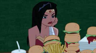 (BIZARRO CHOMPING LOUDLY) - Justice League Action