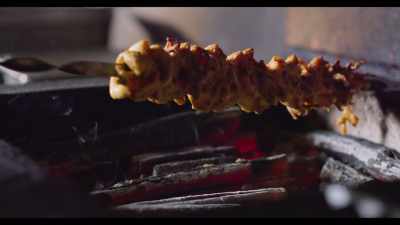[Bjorn] That's a cuttlefish shawarma
with schmaltz. - Somebody Feed Phil
