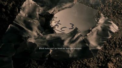 Black holes ain't as black
as they are painted. - Nova