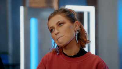 Black and one other color. - Glow Up: Britain's Next Make-Up Star