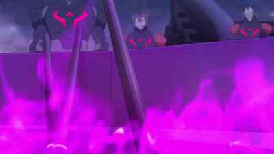 -[blade striking]
-[grunts] - Voltron: Legendary Defender