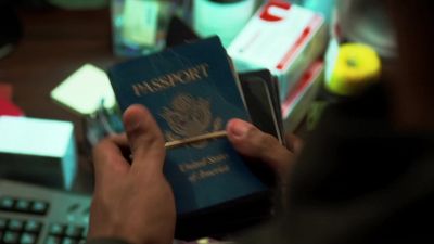 Blank California
driver's licenses. - NCIS: Los Angeles