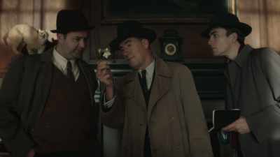 - Blank.
- There's no writing, - Magpie Murders