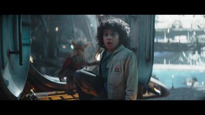 - [blaster fires]
- [electronic whining, crackling] - Star Wars: Skeleton Crew