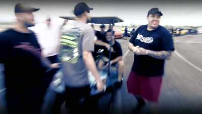 [bleep] everybody [bleep]
the rules. - Street Outlaws No Prep Kings Team Attack