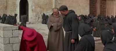 - Bless you, my son.
- Your foot. - Francis of Assisi