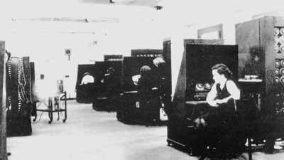 Bletchley Park
was picking up messages - World War II: Race to Victory