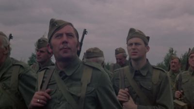 Blimey that was quick I can hear a plane already - Dad's Army