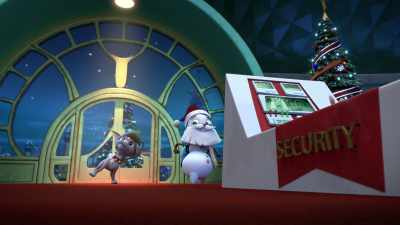 BLIZZ [imitates Smiley]:
Yes. The really real Santa Claus - Reindeer in Here