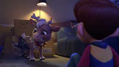 [Blizz panting] - Reindeer in Here