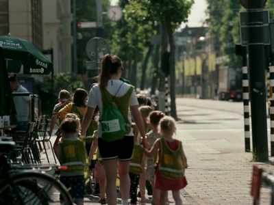 Blond children,
known as "tea substitutes", - Occupied City