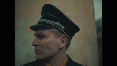 Blonde-haired, blue-eyed,
black uniform, shiny boots. - Rise of the Nazis