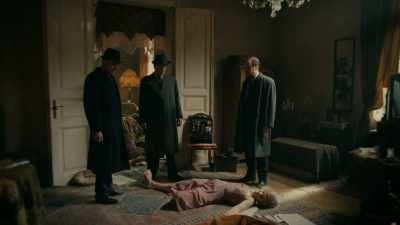 Blood? None that I can see.
When did this happen? Last night. - Maigret in Montmartre
