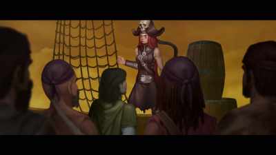 Blood?[ Pirates shout ] - Tigtone